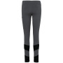 Tweekleurige dameslegging Dark Grey Heather / Black L
