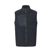 Bonded fleece vest - Navy, S