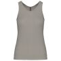 Angelina - Dames Racerback light grey XL