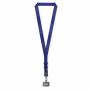 Geweven verstelbare crossbody telefoonhouder met gegraveerde metalen logoplaat