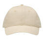 COTTURE - 6-panel baseballpet beige