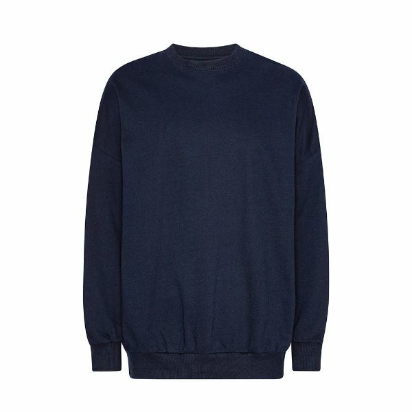 Neutral Tiger Cotton Oversized Sweatshirt_Navy_XS Neutral Tiger Cotton Oversized Sweatshirt_Navy_XS