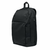 DOHA - 15" RPET laptop rugzak 15L - Zwart