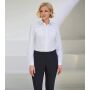 Dames pilotenblouse met lange mouwen White 8 UK