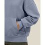 Chaser Vintage - De unisex relaxed garment-dyed hoodie - G. Dyed Blue Grey (XXS)