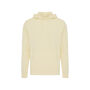 IQONIQ Rila lichtgewicht gerecycled katoen hoodie, cream yellow (XXS)