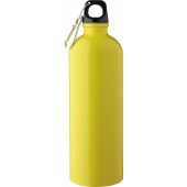 Gerecyclede roestvrijstalen enkelwandige fles (750 ml) Emeric geel
