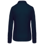 Damesblouse in popeline met lange mouwen Navy M