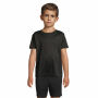 SPRINT KIDS - SPRINT KIDS SPORTS T-SHIRT - L - Zwart