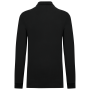 Bio180 piqué herenpolo lange mouwen Black XS