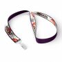 Polyester keycord met gesublimeerde satijnen overlay