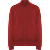 Ulan unisex sweater met volledige rits - Rood - S