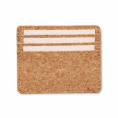 WALLK - Kurken kaarthouder met RFID - Beige