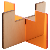 Transparant oranje