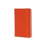 A6-notitieboek van PU met FSC-pagina's - Oranje