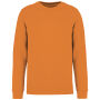 Ecologische uniseks sweater met ronde hals Tangerine M