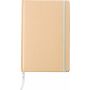 Gerecycled papieren notitieboek (A5) Gianni wit