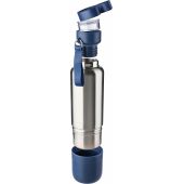 Roestvrijstalen dubbelwandige drinkfles (500 ml) Zev zwart