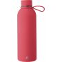Bouteille à double paroi en acier inoxydable recyclé (500 ml) Sena rood