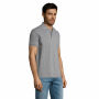 PRIME MEN - PRIME heren polo 200g - XXL - Grijs Gemêleerd 2