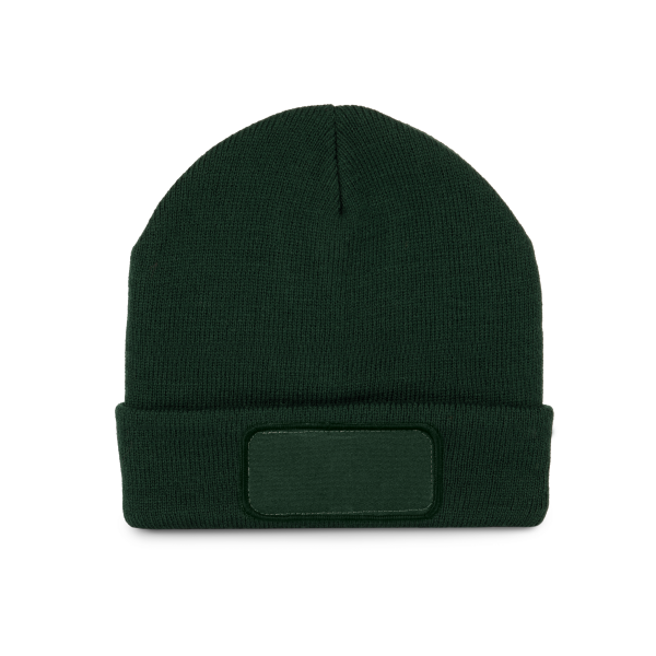 Bonnet avec patch et doublure Thinsulate™ Forest Green One Size Bonnet avec patch et doublure Thinsulate™ Forest Green One Size