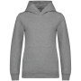 Ecologische kindersweater met capuchon Moon Grey Heather 4/6 jaar