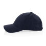 Milo AWARE™ recycled heather 6 paneel cap 200gr, donkerblauw