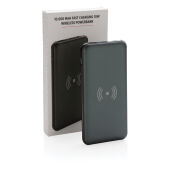 10.000 mAh powerbank met 10W draadloos snelladen met PD, grijs