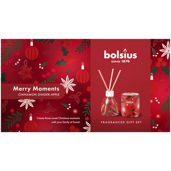 Bolsius True Glow Gift Set (Bordeaux Red) Bolsius True Glow Gift Set (Bordeaux Red)