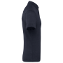 Herenoverhemd met korte mouwen van linnen Navy Blue 3XL
