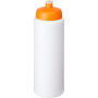 Baseline® Plus 750 ml drinkfles met sportdeksel - Wit/Oranje