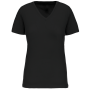 Dames-T-shirt BIO150 IC V-hals Black XXL