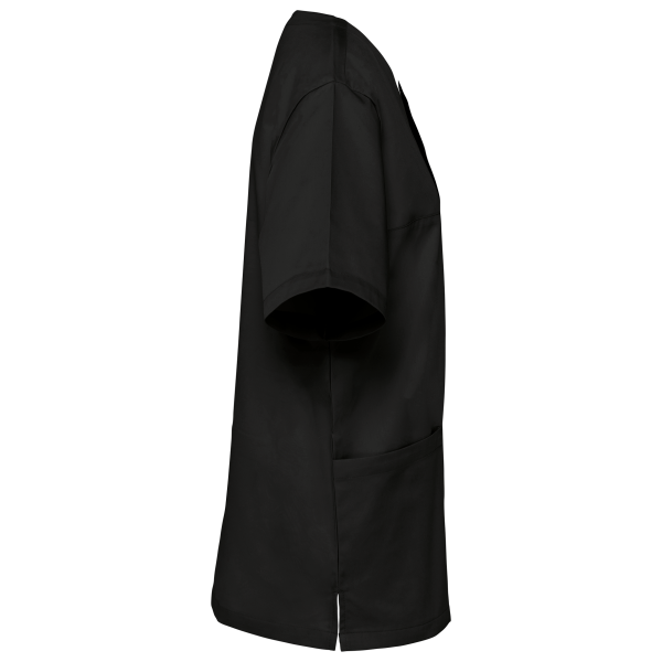 Unisex tuniek met korte mouwen van polykatoen Black 3XL Unisex tuniek met korte mouwen van polykatoen Black 3XL