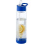 Tuttifrutti  740 ml Tritan™ infuser drinkfles - Transparant/Blauw