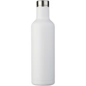 Pinto 750 ml koper vacuüm geïsoleerde drinkfles - Wit