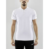 Core blend polo shirt men white xl
