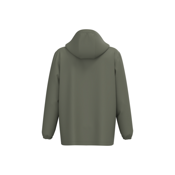 Ecologische waterdichte uniseks windbreaker met kwartrits Organic Khaki XS Ecologische waterdichte uniseks windbreaker met kwartrits Organic Khaki XS