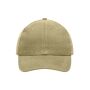 6 Panel Cap Heavy Cotton beige
