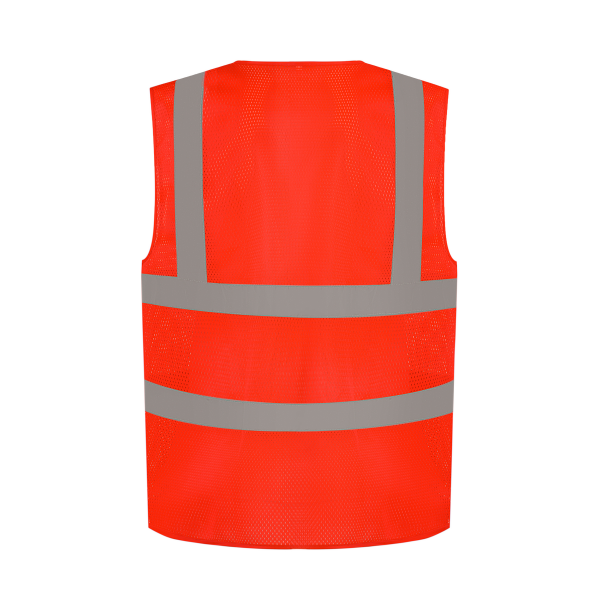 Hoge zichtbaarheid hesje van gaas Red XXL Hoge zichtbaarheid hesje van gaas Red XXL