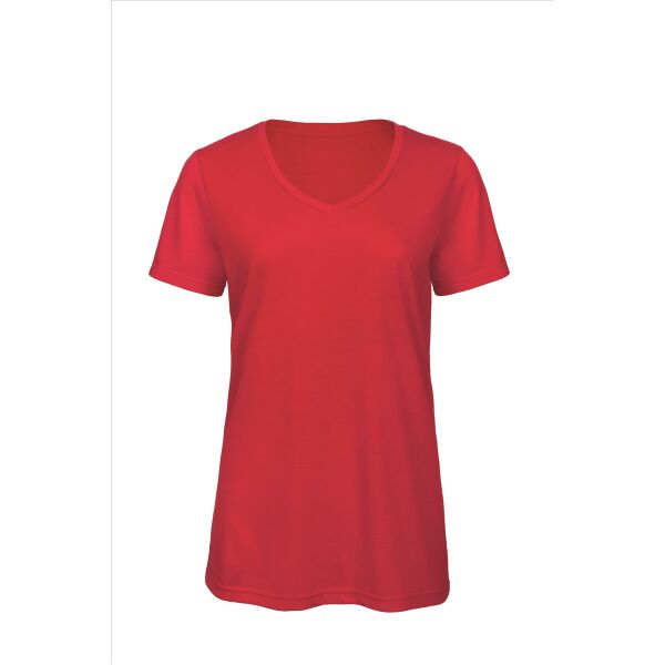 B&C Triblend V-neck T Women