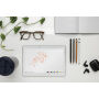 Simplistic metalen pen, wit