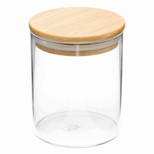 Glazen voorraadpot ECO STORAGE S, kruiden enz., inhoud ca. 450 ml.