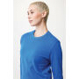 IQONIQ Zion gerecycled katoen sweater, royal blue (L)