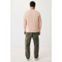 IQONIQ Etosha lichtgewicht gerecycled katoen sweater, peach nectar (S)