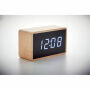 MIRI CLOCK - Bamboe klok met LED - Hout