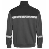 7103 FULL ZIP SWEATSHIRT PGL Grey/Black XS