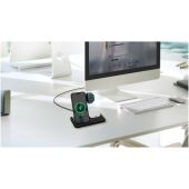 SCX.design W28 3-in-1 draadloos oplaadstation met telefoonstandaard - Zwart