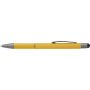 Aluminium balpen Jett geel