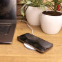 RCS gerecycled plastic 15W draadloze snellader, wit RCS gerecycled plastic 15W draadloze snellader, wit