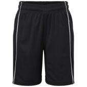 Basic team Shorts Junior black/white XXL